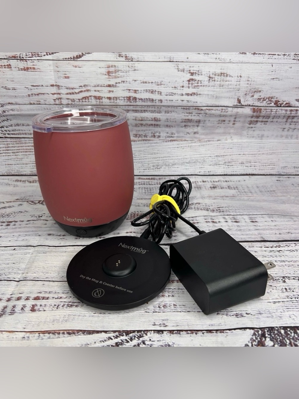 Nextmug Self-Heating Coffee Mug by Nextboom 14 oz Dusty Rose Next Mug
